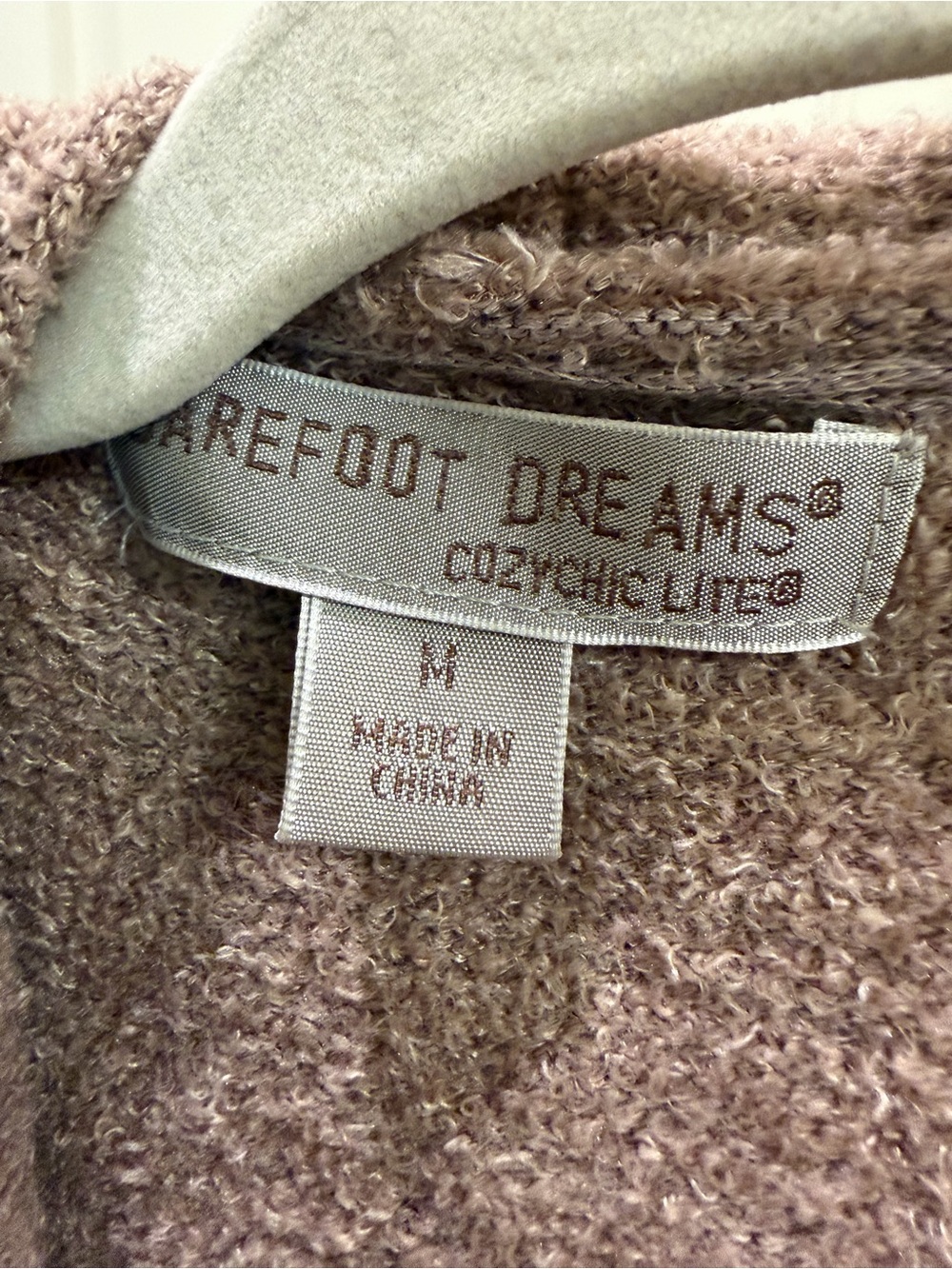 Barefoot Dreams CozyChic Lite Hooded Resort Cardigan Size Medium - Picture 5 of 6